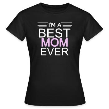 Beste Mama aller Zeiten - Frauen T-Shirt - Schwarz - Vorne - AI Model Female 172 dark (172cm)