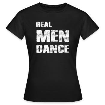 Dancing Dance Music - Women's T-Shirt - black - Front - AI Model Female 172 dark (172cm)