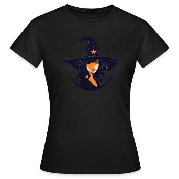 Elegant Witch - Women's T-Shirt - black - Front - AI Model Female 172 dark (172cm)