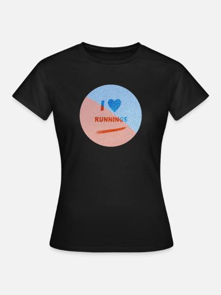 Runnings Agility - Frauen T-Shirt - Schwarz