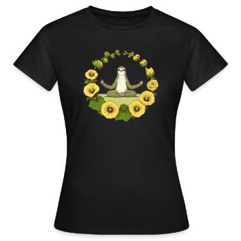 Zen-Trägheit - Frauen T-Shirt - Schwarz - Vorne - AI Model Female 172 dark (172cm)