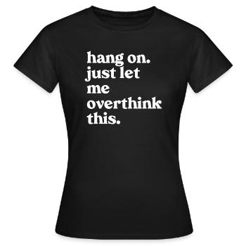 TDAH - T-shirt Femme - noir - Devant - AI Model Female 172 dark (172cm)