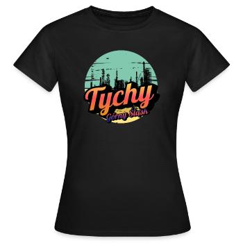 Tychy Upper Silesia - Women's T-Shirt - black - Front - AI Model Female 172 dark (172cm)