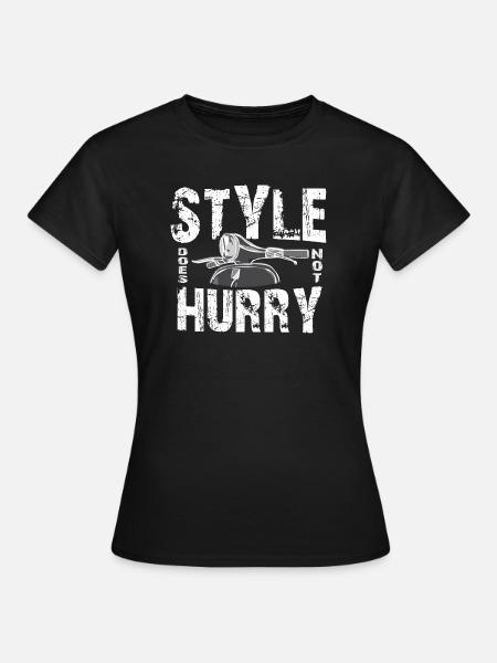 Stil ist zeitlos - Frauen T-Shirt - Schwarz