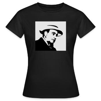 Al Capone - T-shirt Femme - noir - Devant - AI Model Female 172 dark (172cm)