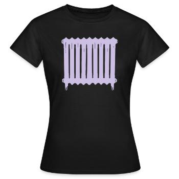 radiator - Women's T-Shirt - black - Front - AI Model Female 172 dark (172cm)