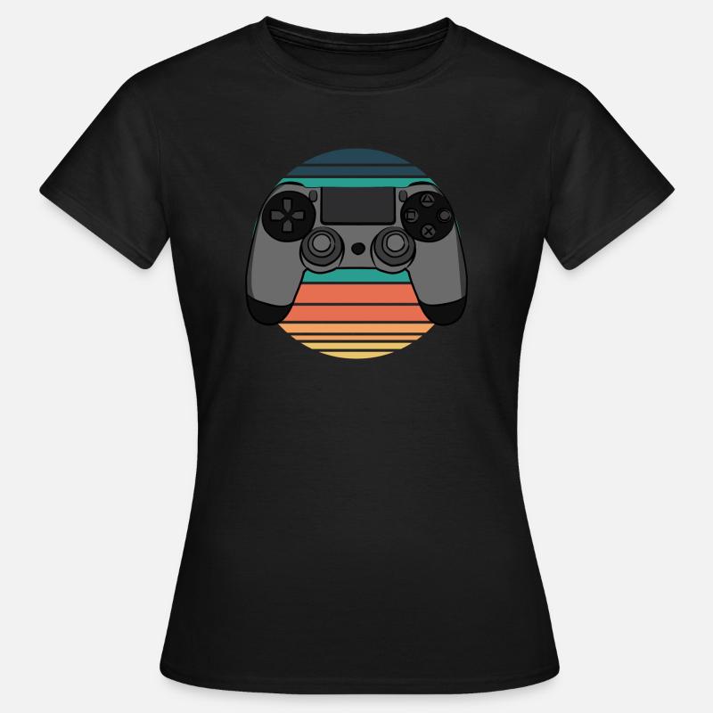 game consul - Women's T-Shirt - black
