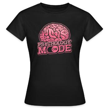 Psychothérapeute Psychiatre Psychologue - T-shirt Femme - noir - Devant - AI Model Female 172 dark (172cm)