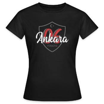 Ankara - Frauen T-Shirt - Schwarz - Vorne - AI Model Female 172 dark (172cm)