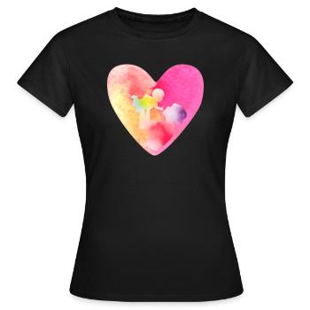 Alles gute zum Muttertag - Frauen T-Shirt - Schwarz - Vorne - AI Model Female 172 dark (172cm)
