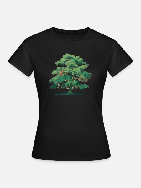 Baum - Frauen T-Shirt - Schwarz