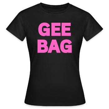 Gee Bag - Irish Phrases - Women's T-Shirt - black - Front - AI Model Female 172 dark (172cm)