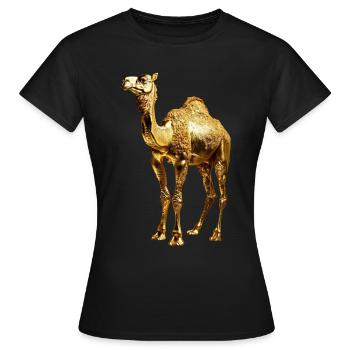 Camel - Women's T-Shirt - black - Front - AI Model Female 172 dark (172cm)