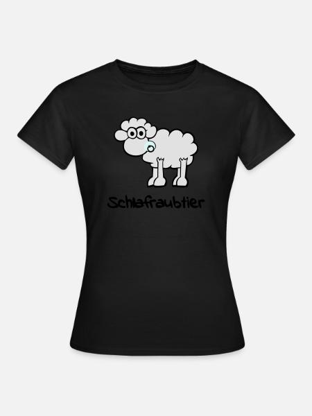 Schlafraubtier - Frauen T-Shirt - Schwarz