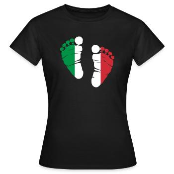 Italien Rom Geschenk Heimat - Frauen T-Shirt - Schwarz - Vorne - AI Model Female 172 dark (172cm)