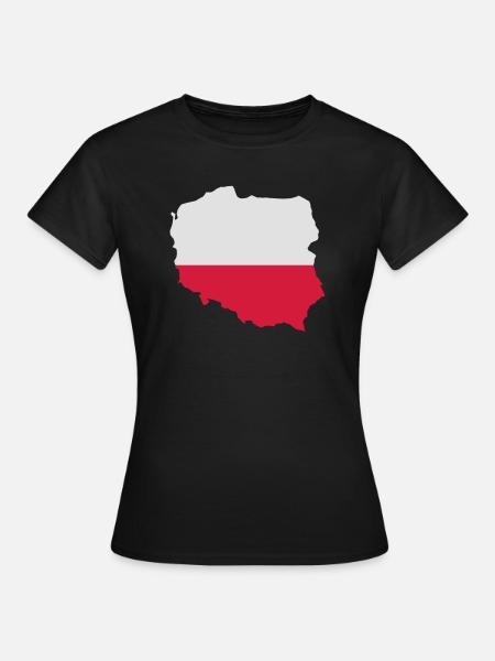 polen - Frauen T-Shirt - Schwarz