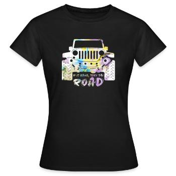 Jeep - T-shirt Femme - noir - Devant - AI Model Female 172 dark (172cm)