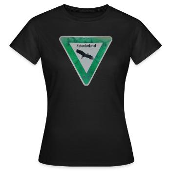 Monument naturel - T-shirt Femme - noir - Devant - AI Model Female 172 dark (172cm)