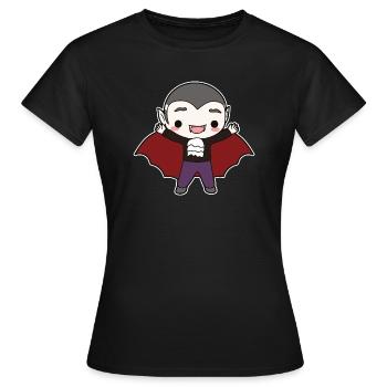 Vampire - T-shirt Femme - noir - Devant - AI Model Female 172 dark (172cm)