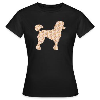 Tolles Design für Pudel Hundebesitzer - Frauen T-Shirt - Schwarz - Vorne - AI Model Female 172 dark (172cm)