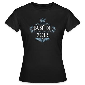 2015 best of - T-shirt Femme - noir - Devant - AI Model Female 172 dark (172cm)