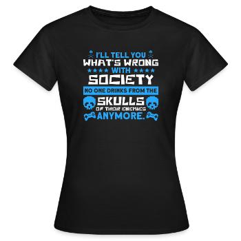 Jeu de hasard Retro Gamer Jeux vidéo Cadeau - T-shirt Femme - noir - Devant - AI Model Female 172 dark (172cm)