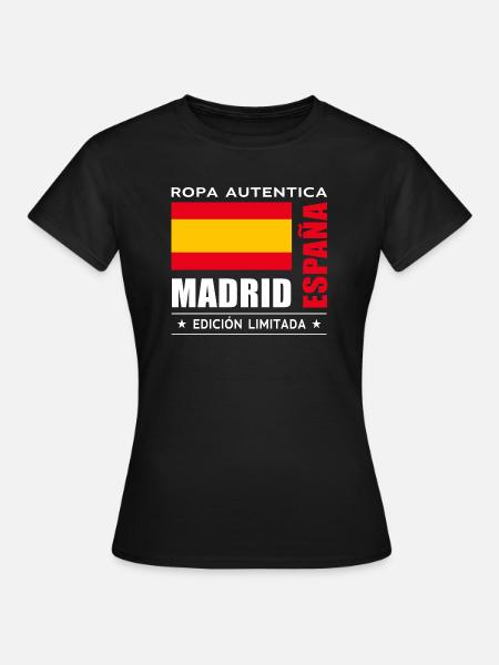 Madrid - Frauen T-Shirt - Schwarz