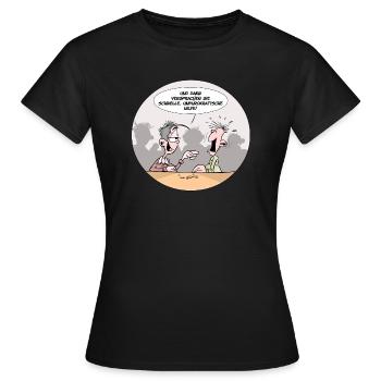 Ahrtal: Unbürokratische Hilfe - Frauen T-Shirt - Schwarz - Vorne - AI Model Female 172 dark (172cm)