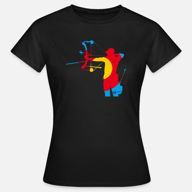Compound Archery Silhouette - Women's T-Shirt - black