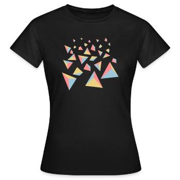 pyramids - Frauen T-Shirt - Schwarz - Vorne - AI Model Female 172 dark (172cm)
