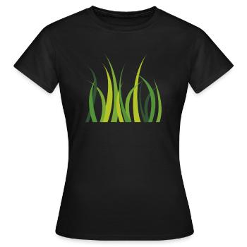 herbes - T-shirt Femme - noir - Devant - AI Model Female 172 dark (172cm)