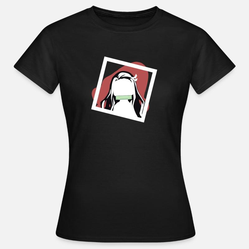 Dämonenmädchen namens Nezuko - Frauen T-Shirt - Schwarz