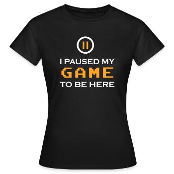 Game Gaming PC - Women's T-Shirt - black - Front - AI Model Female 172 dark (172cm)