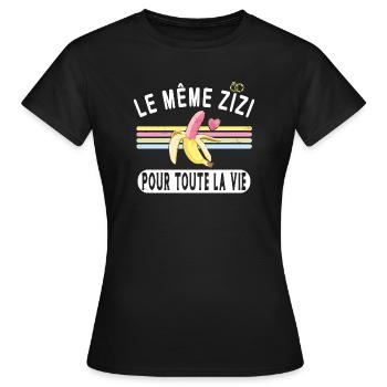 EVJF Future Mariée Humour - T-shirt Femme - noir - Devant - AI Model Female 172 dark (172cm)