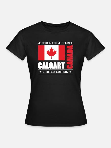 Calgary - Frauen T-Shirt - Schwarz