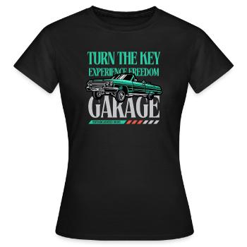 Turn The Key Experience Freedon - T-shirt Femme - noir - Devant - AI Model Female 172 dark (172cm)
