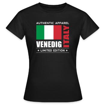 Venise - T-shirt Femme - noir - Devant - AI Model Female 172 dark (172cm)