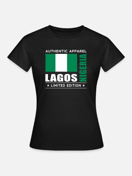 Lagos - Frauen T-Shirt - Schwarz