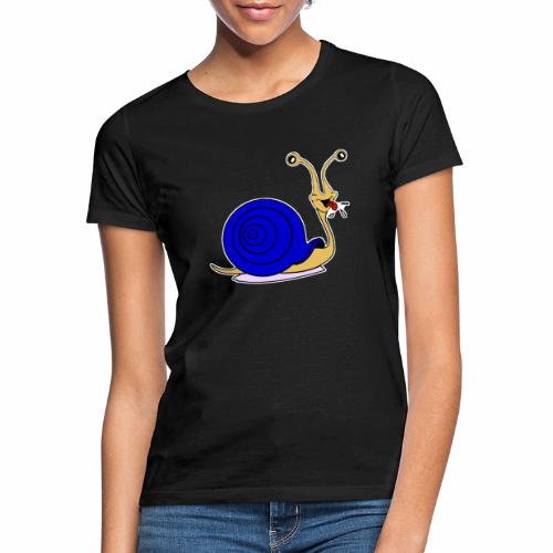 Escargot rigolo blue version - T-shirt Femme
