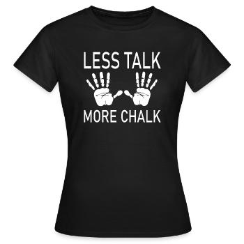 climbing - Frauen T-Shirt - Schwarz - Vorne - AI Model Female 172 dark (172cm)