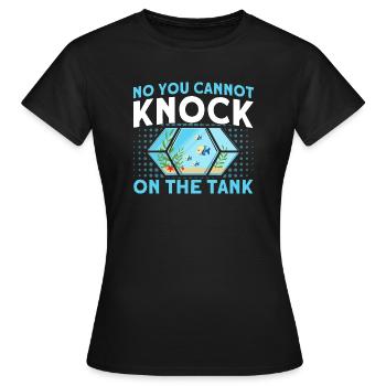 Aquarist Fish Keeper Hobby Aquarium Fish Keeper - T-shirt Femme - noir - Devant - AI Model Female 172 dark (172cm)