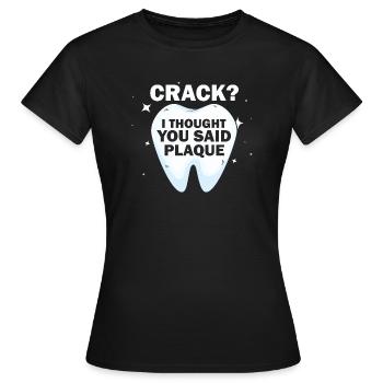 Laboratoire dentaire et technologie dentaire pour cliniques dentaires - T-shirt Femme - noir - Devant - AI Model Female 172 dark (172cm)