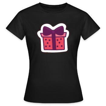 Geschenk - Frauen T-Shirt - Schwarz - Vorne - AI Model Female 172 dark (172cm)