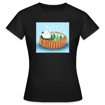Se détendre - T-shirt Femme - noir - Devant - AI Model Female 172 dark (172cm)
