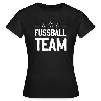 Équipe de football - T-shirt Femme - noir - Devant - AI Model Female 172 dark (172cm)