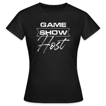 Game show host - Frauen T-Shirt - Schwarz - Vorne - AI Model Female 172 dark (172cm)