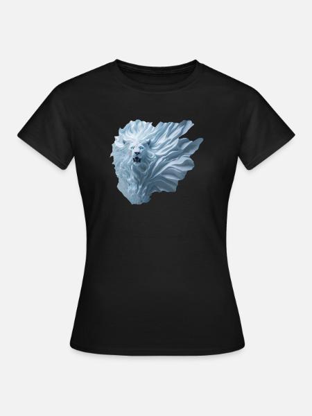 Löwe - Frauen T-Shirt - Schwarz