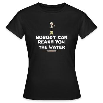 Proverbe - Expressions idiomatiques de licorne côtière anglaise - T-shirt Femme - noir - Devant - AI Model Female 172 dark (172cm)