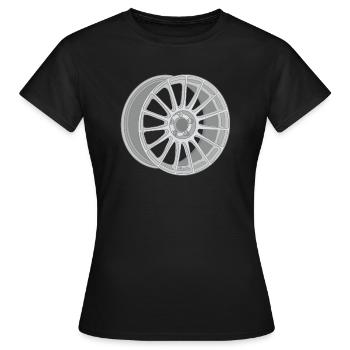 Bord - T-shirt Femme - noir - Devant - AI Model Female 172 dark (172cm)