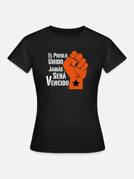 El pueblo unido jamàs serà vencido - Women's T-Shirt - black